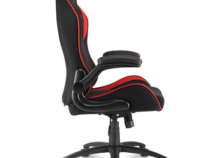 Silla Gaming Sharkoon ELBRUS 1 | Diseño Ergonómico | Reclinable | Base Metálica | Color Negro/Rojo