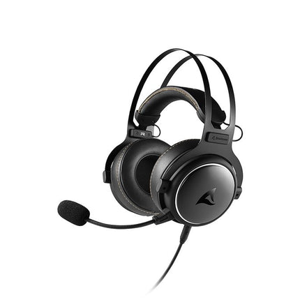Headset Sharkoon Skiller SGH50 | 3.5 mm | Sonido Hi-Res | Micrófono desmontable | Almohadillas intercambiables