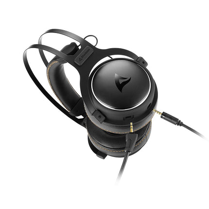 Headset Sharkoon Skiller SGH50 | 3.5 mm | Sonido Hi-Res | Micrófono desmontable | Almohadillas intercambiables