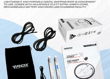 RDX Cuerda de Saltar Digital 10.3ft, SKD-75PAI