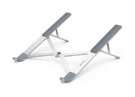 Base para laptop UGREEN LP451 ajustable de aluminio plateado vista frontal