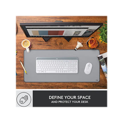 Mouse Pad Logitech Studio Series Mid Gris | Diseño Elegante | Superficie Antideslizante