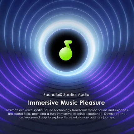 Audífono Oraimo SpaceBuds Z | Inalámbrico Bluetooth | IPX5 | OTW-625