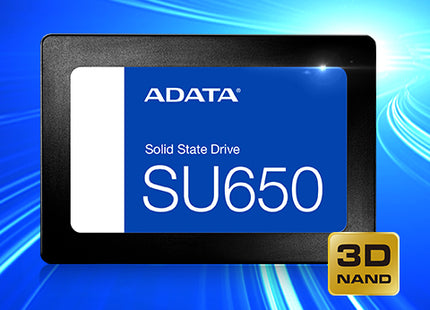 HD Interno Sólido ADATA ASU650SS-256GT-R | 256GB | 2.5” SATA | SSD