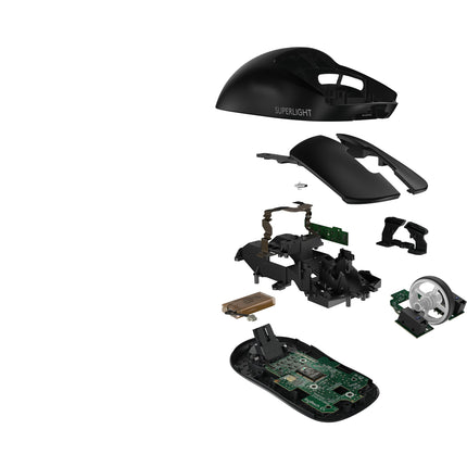 Mouse Logitech G Pro X Superlight | Inalámbrico | Receptor USB | Sensor HERO 25K |5 Botones