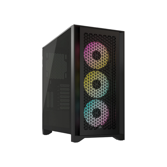 Case Gaming Corsair 4000D RGB Airflow | ATX | Vidrio Templado | Malla Frontal | 3 Ventiladores RGB