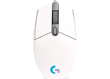 Mouse gaming Logitech G203 LIGHTSYNC con iluminación RGB frontal