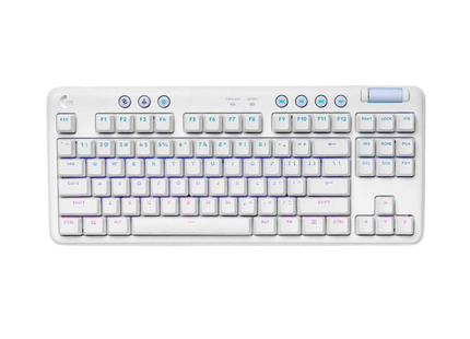 Teclado Gaming Logitech G715 mecánico inalámbrico con iluminación RGB completa vista frontal
