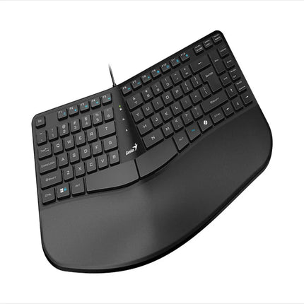 Teclado Genius ERGO KB-700 | Alámbrico USB | Español | Membrana | Diseño Ergonómico