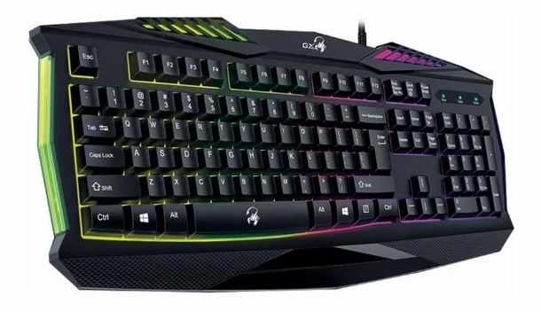 Teclado Gaming Genius Scorpion K220 | RGB 7 Colores | Membrana | USB | Español