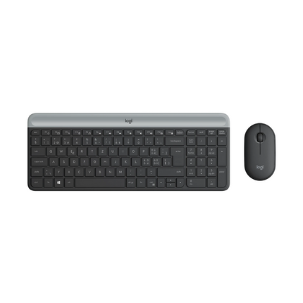 Teclado y Mouse Logitech MK470 | Inalámbrico | Diseño Ultra Delgado | Inglés