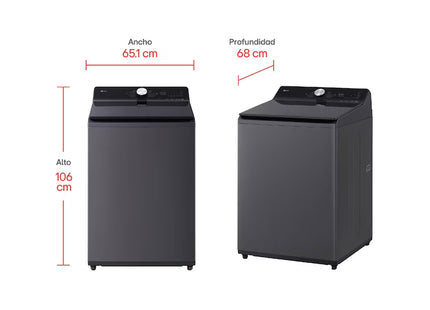 LG Lavadora Carga Superior WT23EGTX6 23 kg con AI DD™