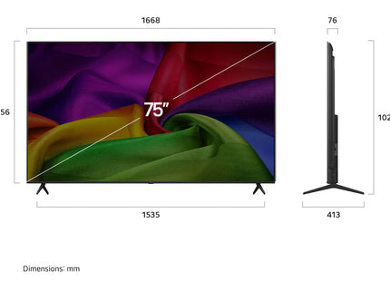 LG Televisor NanoCell 75" 4K UHD, 75NU800BPSB