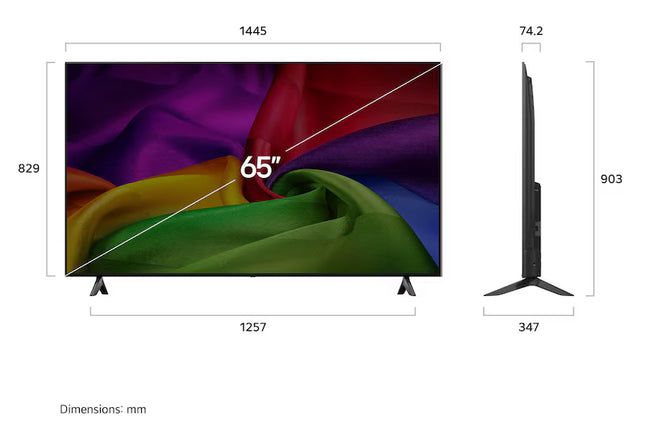 LG televisor 65" UHD 4K Nano, 65NU800BPSB