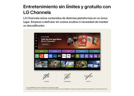 LG Televisor NANO 4K NU80 85" Smart TV webOS 26, 85NU800BPSB