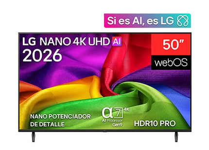 LG Smart TV NANO 50" 4K UHD, 50NU800BPSC
