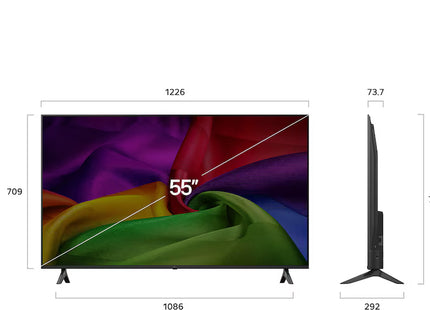 LG Televisor NanoCell 55" 4K UHD, 55NU800BPSB
