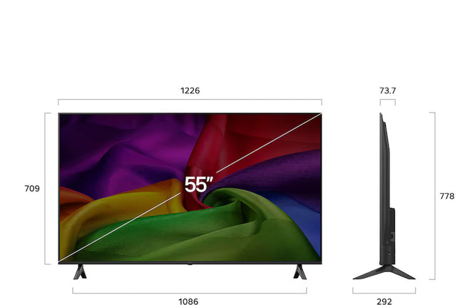LG televisor 55" UHD 4K Nano, 55NU800BPSB