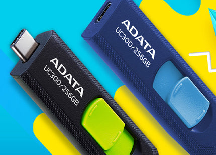 Memoria USB ADATA UC300 ACHO-UC300-128G-RBK/GN | 128GB | USB 3.2 | Tipo-C | Negro/Verde