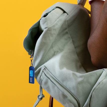 Memoria USB ADATA UC300 | 128GB | USB 3.2 | Tipo-C | Azul | Diseño sin tapa