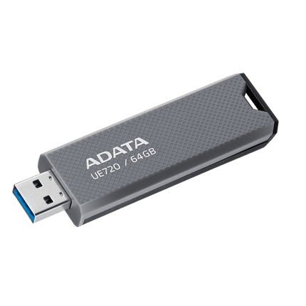 Memoria USB ADATA UE720 | 64GB | USB 3.2 Gen2 | 550MB/s | 450MB/s | UE720-64G-CGY/BK