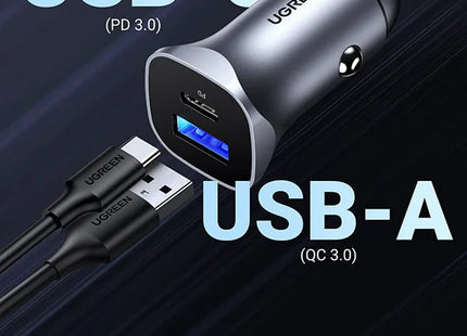 Cargador Dual UGREEN CD130, 30780