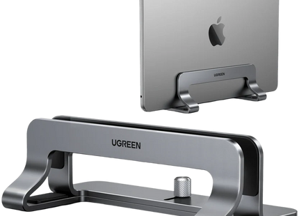 SOPORTE VERTICAL PARA LAPTOP UGREEN 20471 AJUSTABLE ALUMINIO COMPATIBLE HASTA 17.3" LP258