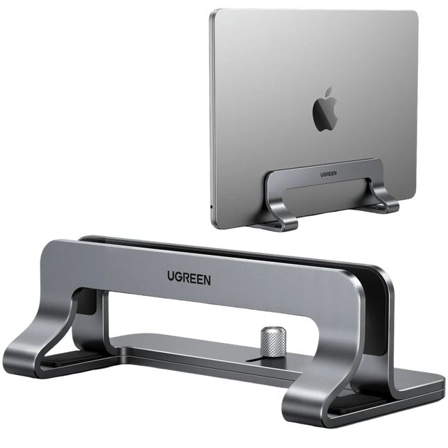 SOPORTE VERTICAL PARA LAPTOP UGREEN 20471 AJUSTABLE ALUMINIO COMPATIBLE HASTA 17.3" LP258