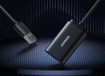 Adaptador audio UGREEN compatible PS4 y Windows vista superior