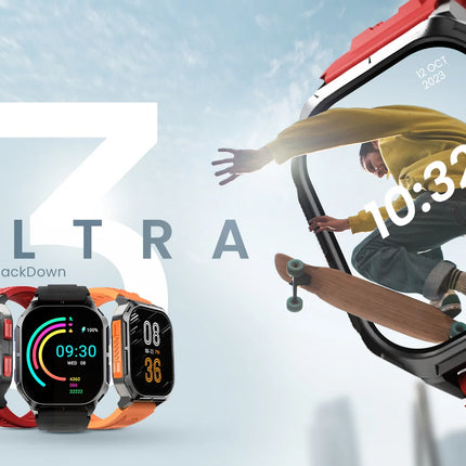 Smart Watch HIFUTURE ULTRA 3 | Pantalla AMOLED 1.78” | Monitoreo de Salud | GPS Integrado | Notificaciones Inteligentes | Resistencia al Agua IP68
