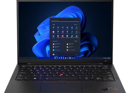 Laptop Lenovo ThinkPad X1 Carbon G10 14 pulgadas vista frontal con pantalla encendida