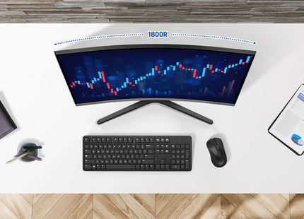 Samsung Monitor Curvo 32" FHD 100Hz Essential S3, LS32D396GANX