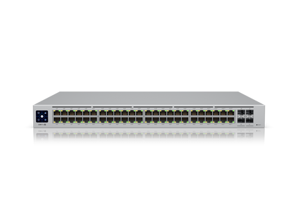 Ubiquiti UniFi Pro 48 PoE USW-Pro-48-POE Switch 48 Puertos Gigabit, 600W PoE y 4 SFP+