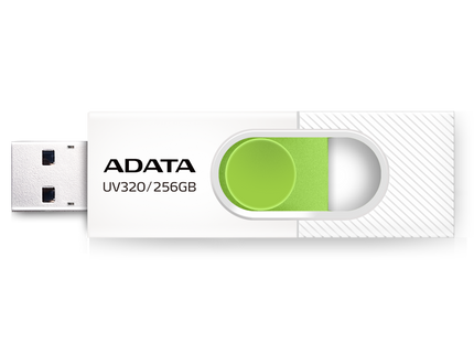 Memoria USB ADATA | 32GB | USB 3.2 | Blanco/Verde | AUV320-32G-RWHGN