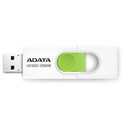 Memoria USB ADATA | 32GB | USB 3.2 | Blanco/Verde | AUV320-32G-RWHGN