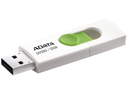 Memoria USB ADATA | 32GB | USB 3.2 | Blanco/Verde | AUV320-32G-RWHGN