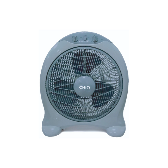 Ventilador Box CHIQ de Piso 16” | 3 Velocidades | Temporizador | Gris | CQVB16T1O1C