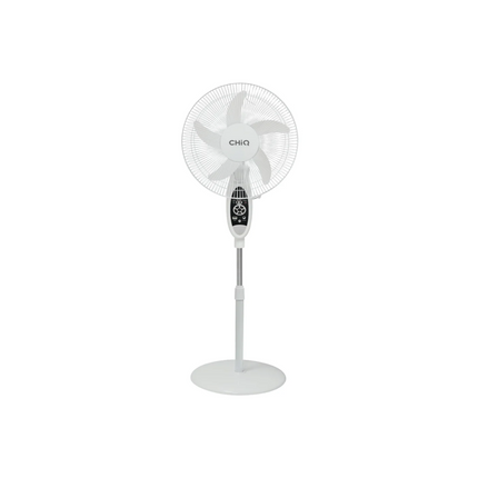 Ventilador CHIQ de Pie Recargable 16” | 9 Velocidades | USB | Luz LED | CQVF16RN0IT1W