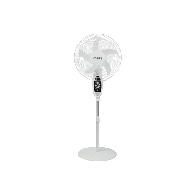 Ventilador CHIQ de Pie Recargable 16” | 9 Velocidades | USB | Luz LED | CQVF16RN0IT1W