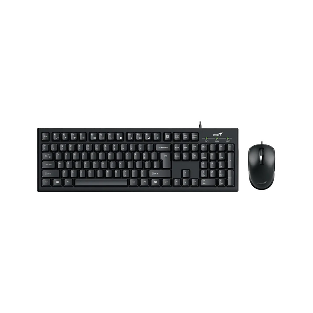 Teclado y Mouse Genius RS2 KM-100SE | Alámbrico USB | Español | Membrana | Diseño Compacto