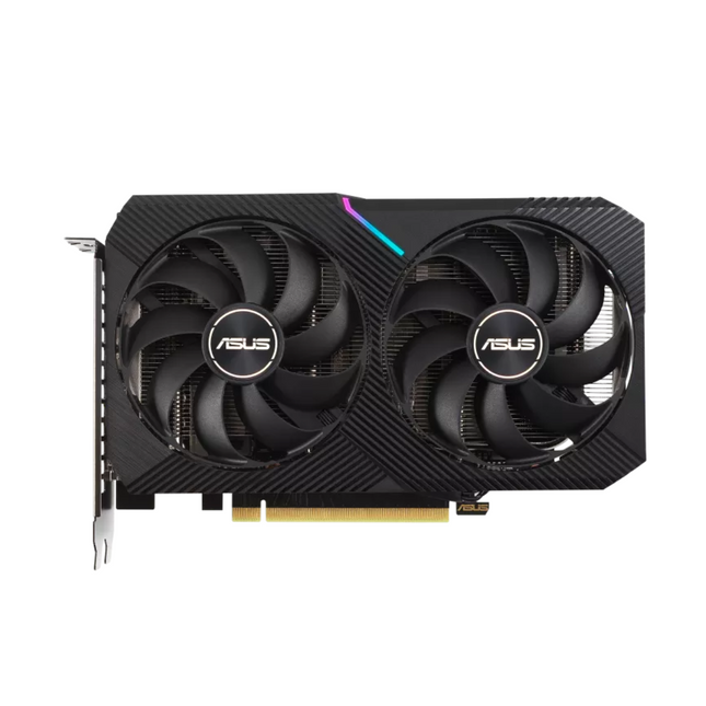 Tarjeta de Video ASUS DUAL-RTX3050-O6G | 6GB GDDR6 | PCIe 4.0 | Dual Fans | RGB