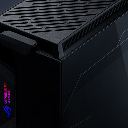 Case Gaming ASUS GR101 | Torre Media | Ventilación Mejorada | Diseño Compacto | Negro