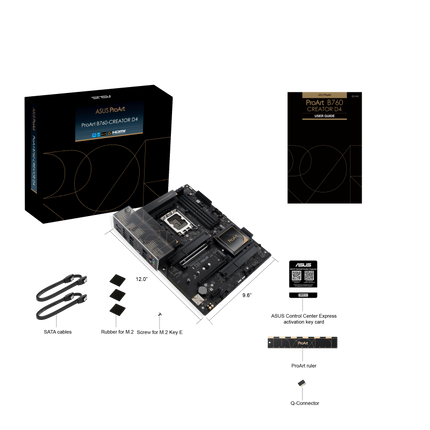 Tarjeta Madre ASUS ProArt B760-Creator D4 | LGA1700 | DDR4 | ATX | PCIe 4.0 | Wi-Fi 6 | Thunderbolt 4