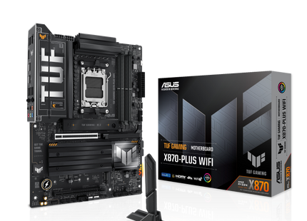 Tarjeta Madre ASUS TUF Gaming X870-Plus WiFi | AM5 | ATX | DDR5 | PCIe 5.0 | USB-C