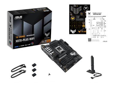 Tarjeta Madre ASUS TUF Gaming X870-Plus WiFi | AM5 | ATX | DDR5 | PCIe 5.0 | USB-C