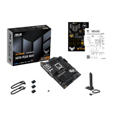 Tarjeta Madre ASUS TUF Gaming X870-Plus WiFi | AM5 | ATX | DDR5 | PCIe 5.0 | USB-C