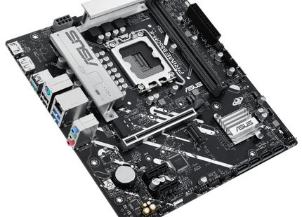 ASUS PRIME B860M-K tarjeta madre detalle de puertos traseros