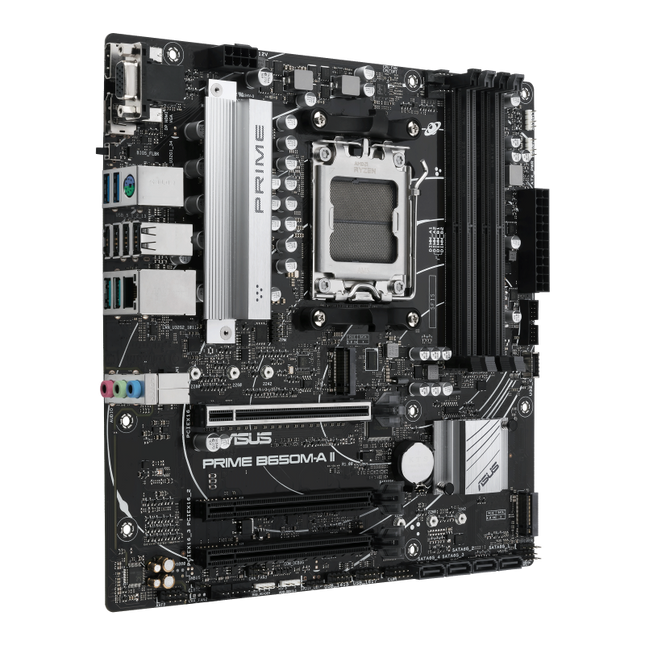 Tarjeta Madre ASUS PRIME B650M-A II | AM5 | DDR5 | PCIe 4.0 | USB 3.2 | Micro-ATX