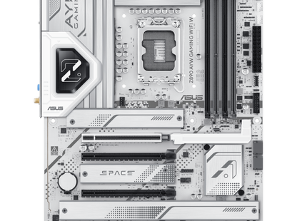 ASUS Z890 AYW Gaming WiFi W tarjeta madre vista frontal