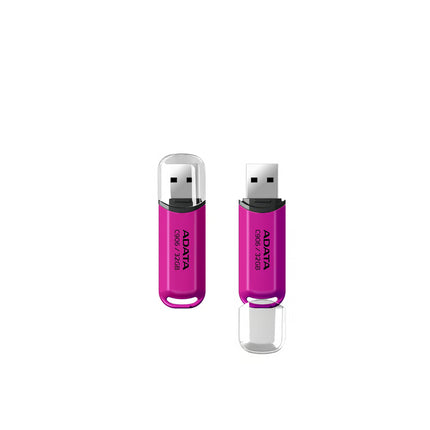 Memoria USB ADATA | 32GB | USB 2.0 | C906 Rosa | AC906-32G-RPP
